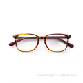 New Model Cheap Myopia Colored And Transparent Glasses Acetate Eyeglasses